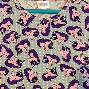 NWT LuLaRoe Gracie Tee - youth 12